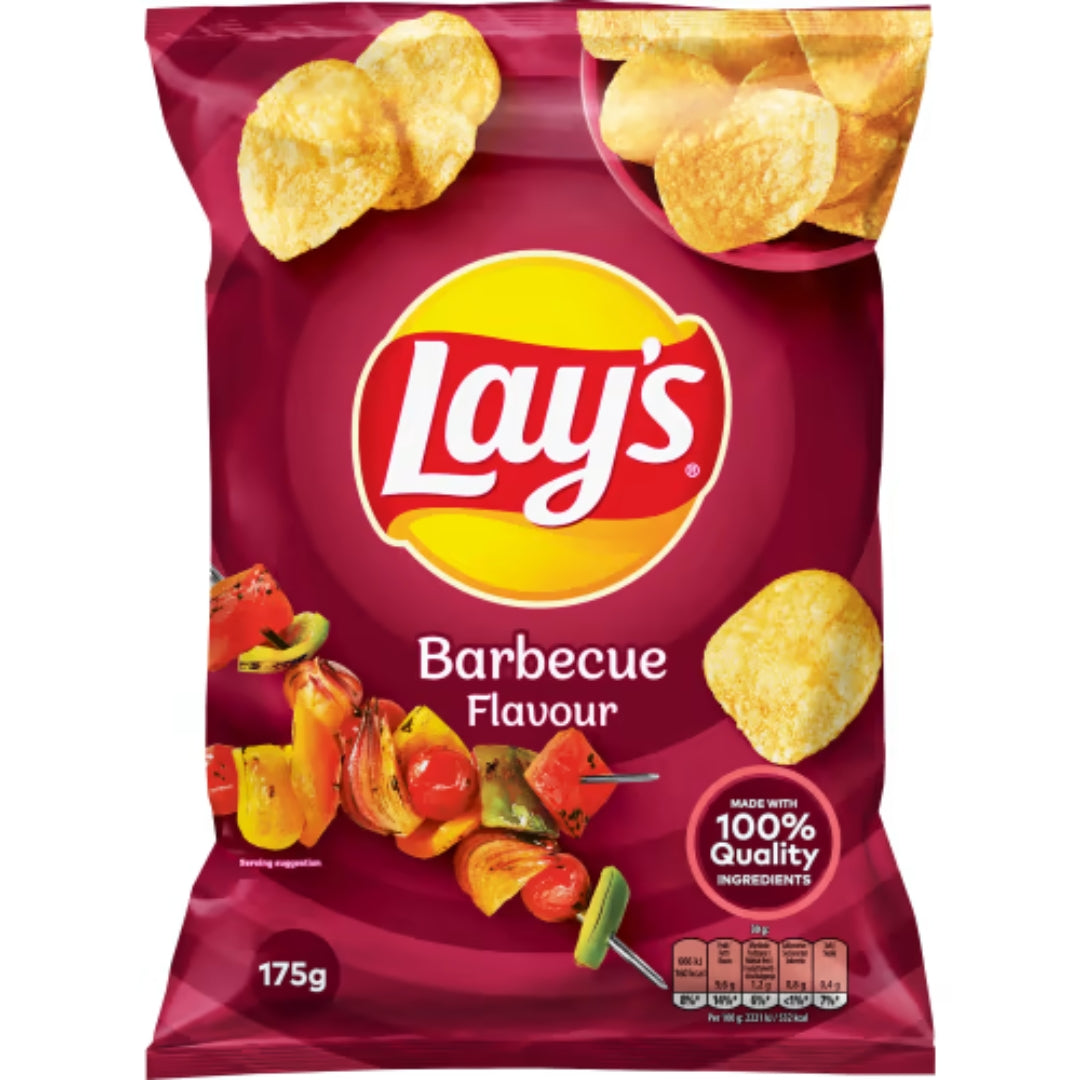 Lay's Chips Barbecue - Chip with Smoky Barbecue flavor 175g