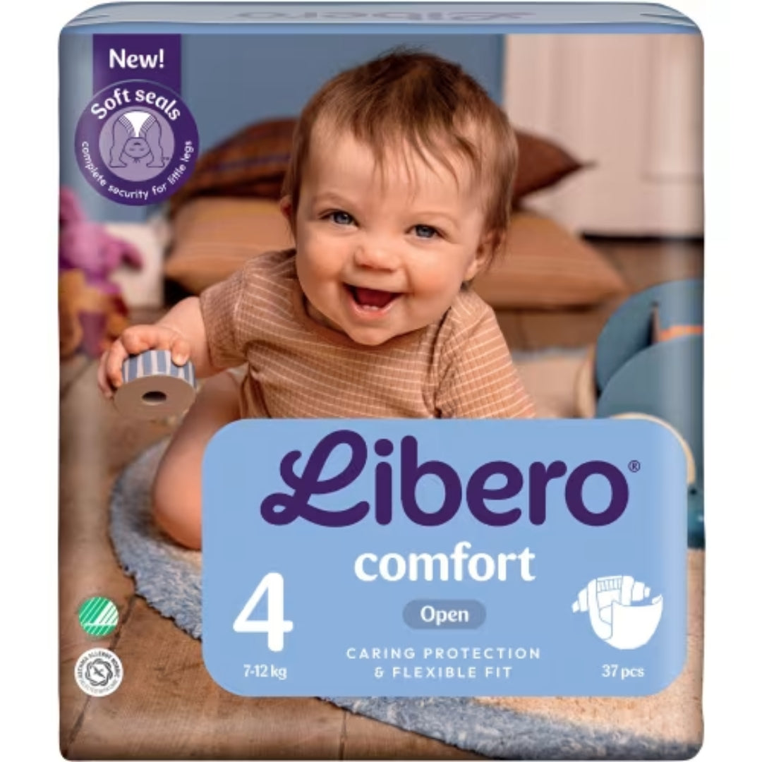 Libero Comfort 4 7-12 kg tejpblöjor-nauhan vaipat 7-12 kg