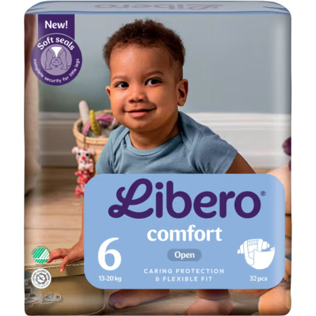 Libero Comfort 6 13-20kg Tejpblöjor - Tape Diapers 13-20kg 32p