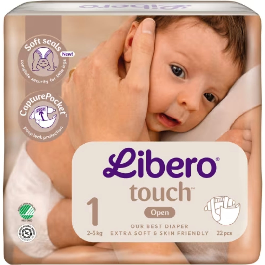Libero Touch 1 2-5kg Tejpblöjor - Diaper 2-5kg 22p