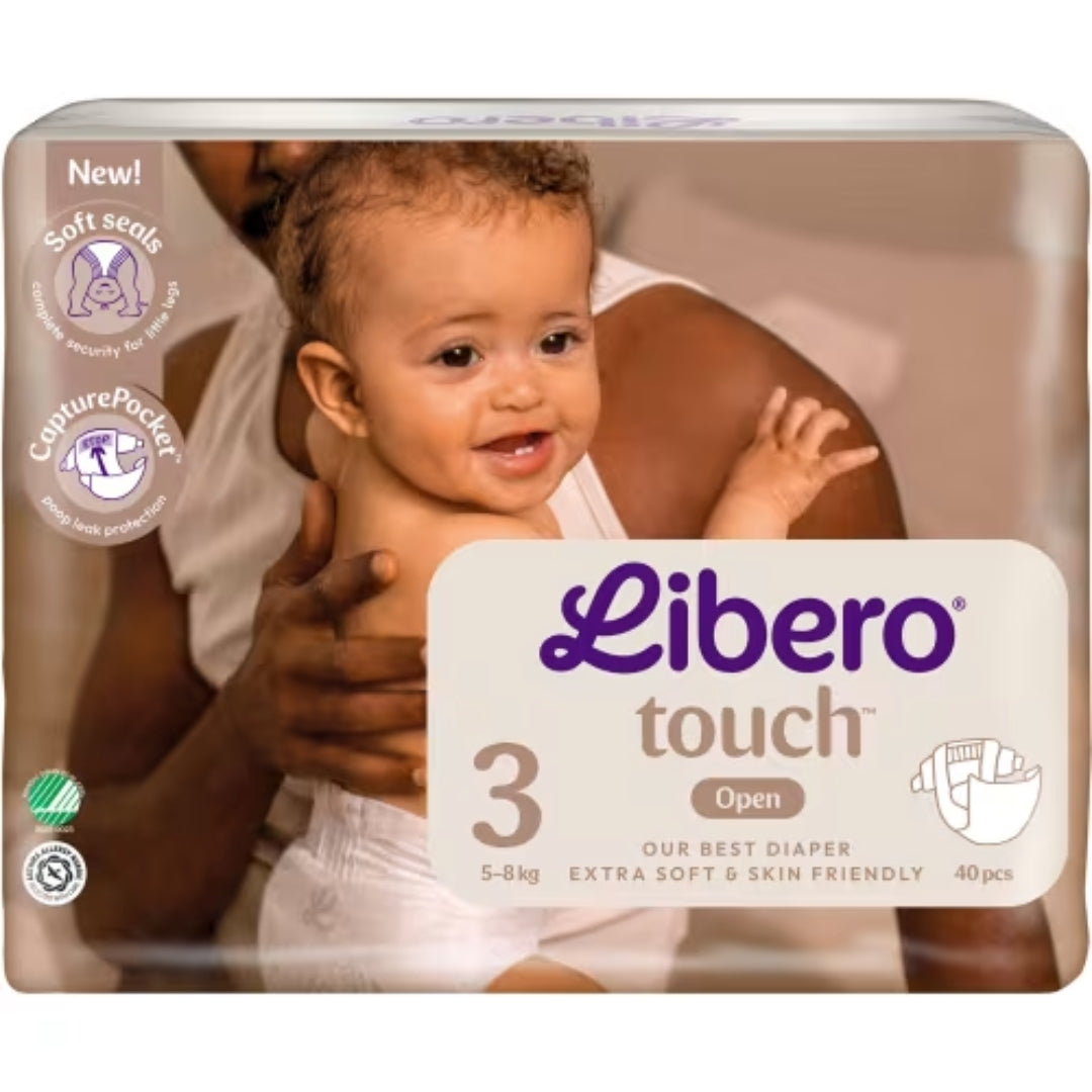 Libero Touch 3 5-8kg Öppna Blöjor - Open Diapers 5-8kg 40p