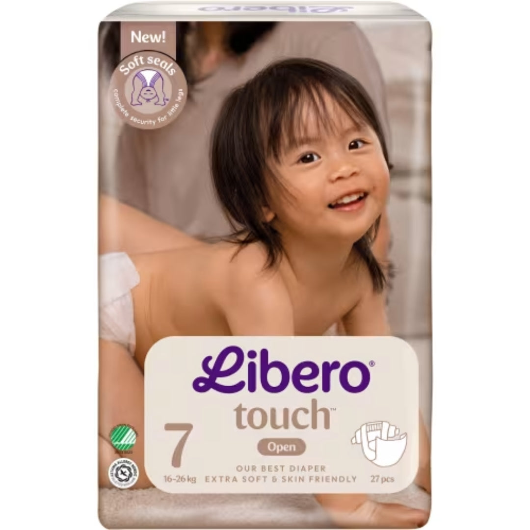 Libero Touch 7 16-26kg Öppna Blöjor - Open Diapers 16-26kg 27p