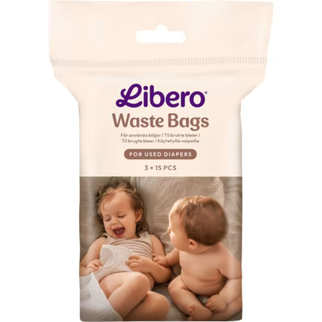 Borse per rifiuti libero per använda blöjor - borse per pannolini 45p