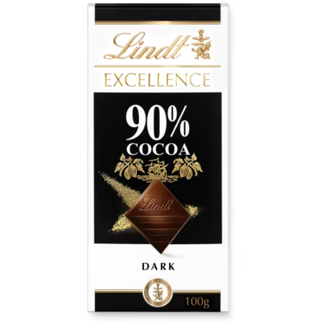 Lindt Excellence 90% Chokladkaka - Dark 90% Cocoa bar 100g