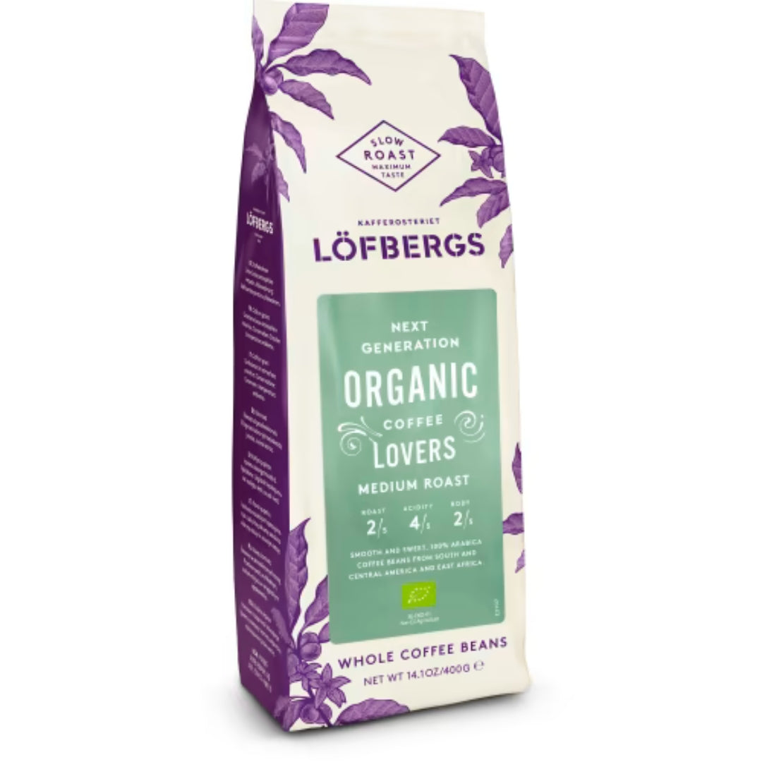 Löfbergs Medium Roast Hela Bönor - Whole Beans EKO Medium Roast 400g