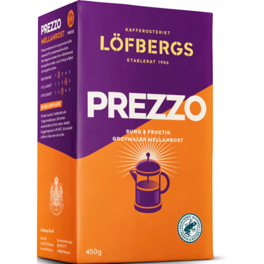 Löfbergs Prezzo - Medium Roast Press Coffee 450g