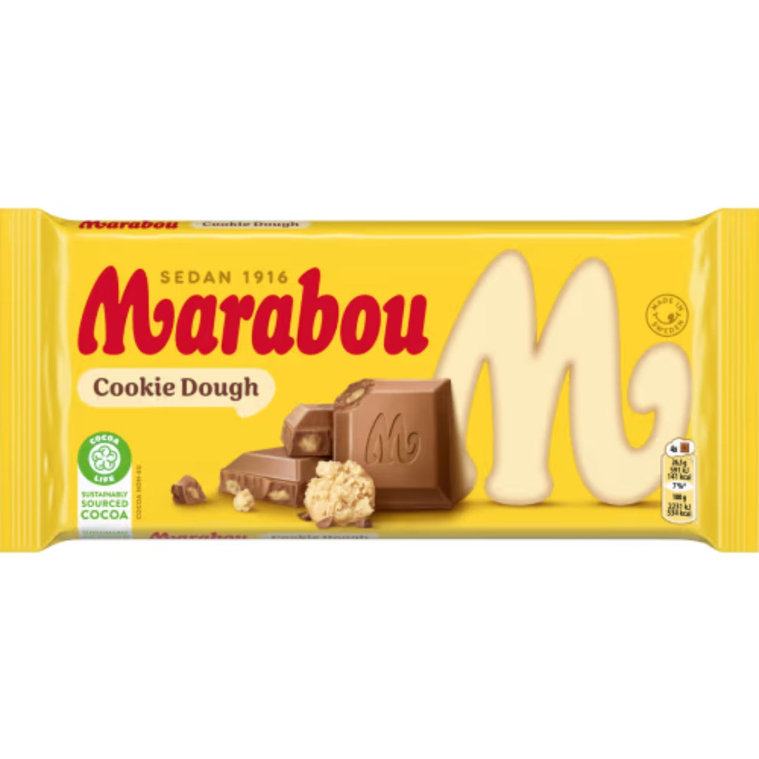 Marabou Kakdeg - Milk Chocolate with Cookie dough 185g
