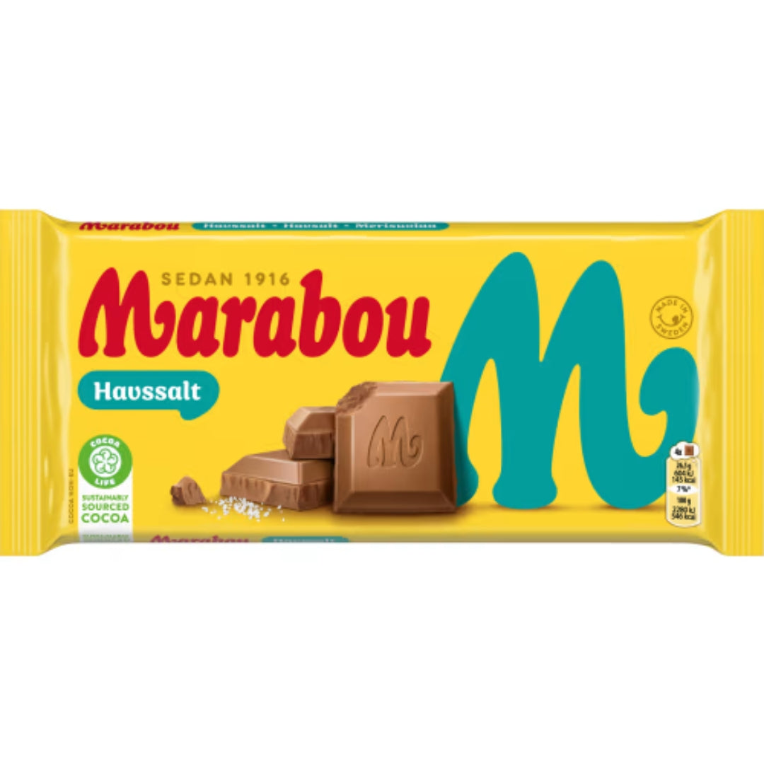 Marabou Havssalt - Milk Chocolate with a Touch of Sea Salt 160g
