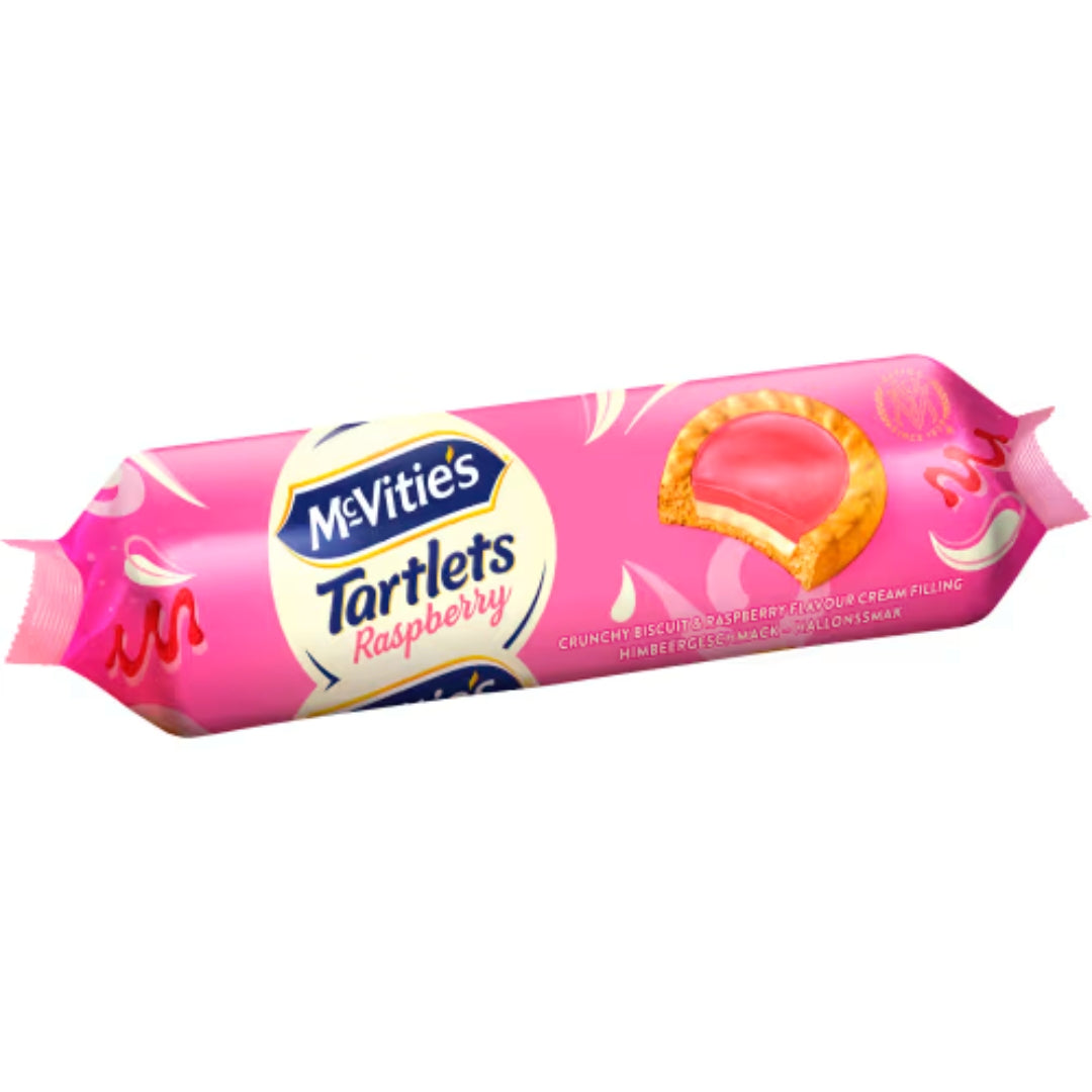 Mcvities Raspberry Tartlets - Tartlets topped with Raspberry filling 100g