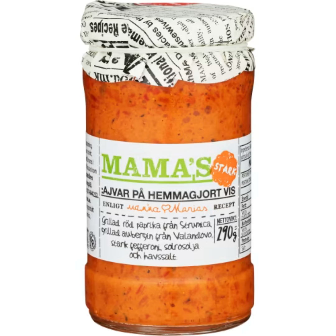 Mediteran Mama´s Ajvar Stark - Ajvar Hot 290g