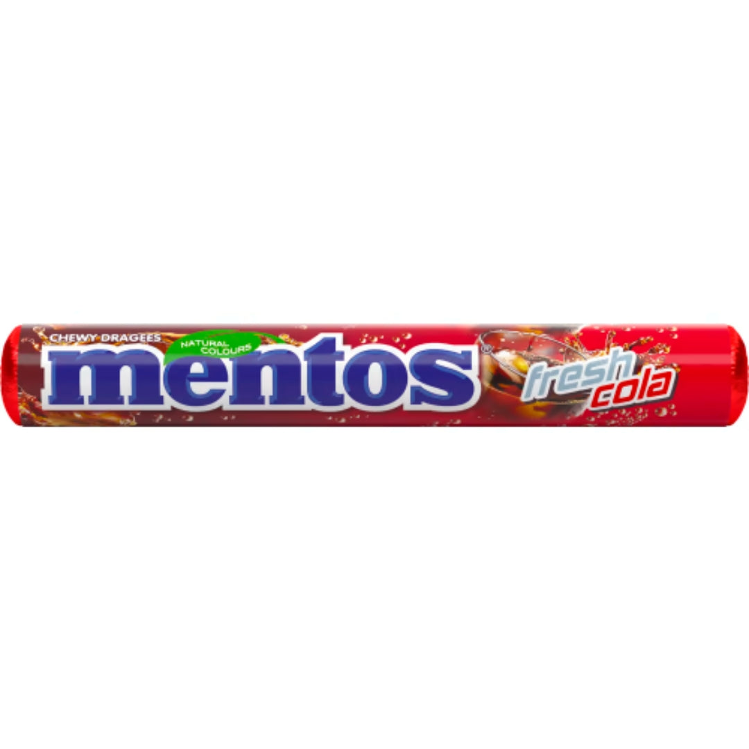 Mentos Fresh Cola - Cola-flavored chewy candy tablets 37.5g