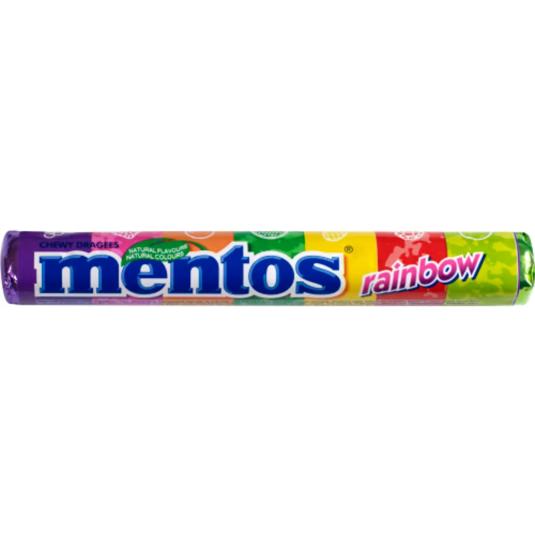 Mentos Rainbow - Fruit Flavored Chewy Dragees 38g