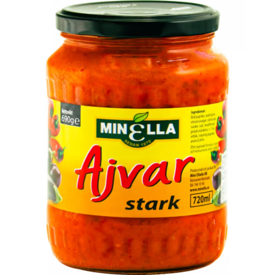 Minella Ajvar Stark - Spicy Ajvar 690g