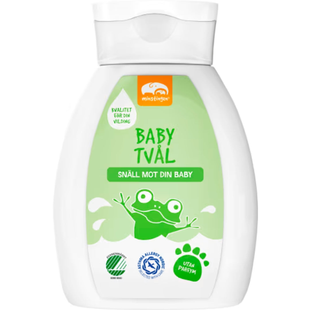 Minstingen Babytvål Oparfymerad - Gentle & Fragrance-Free Baby Soap 250ml