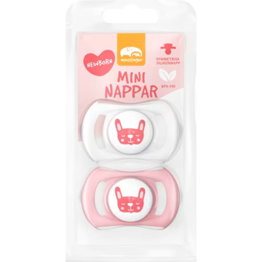 Minstingen Mini Kanin Napp - Classic Pacifier 2p