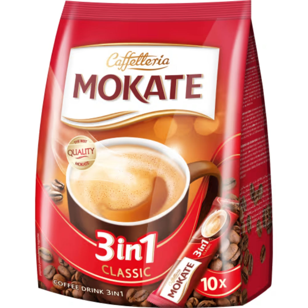 Mokate 3in 1 Classic Snabbkaffe - 3in1 Classic Instant Coffee 170g