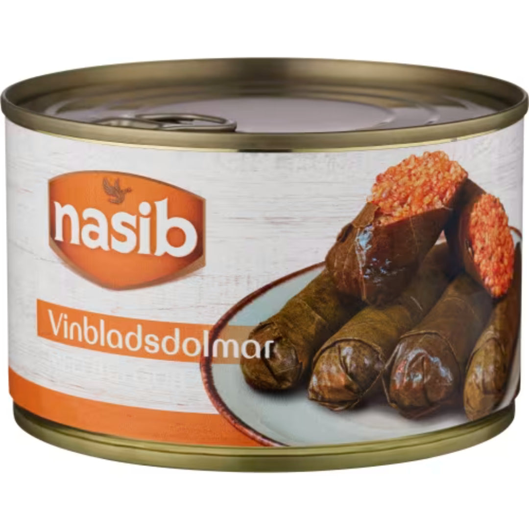 Nasib Vinbladsdolmar Bulgur - Stuffed Vine Leaves with Bulgur 400g