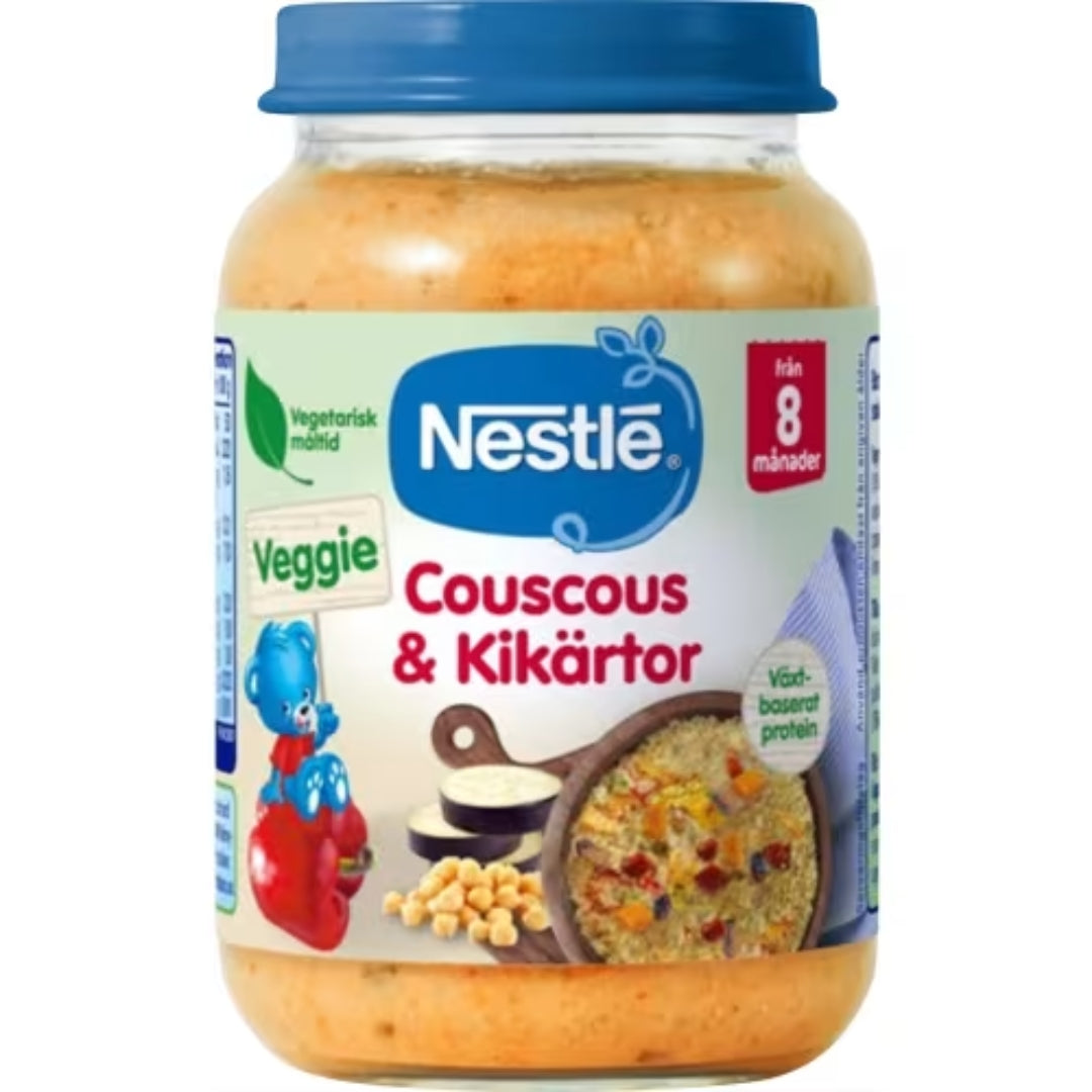 Nestlé Couscous Kikärtor 8 Månader - Couscous & Chickpeas 190g