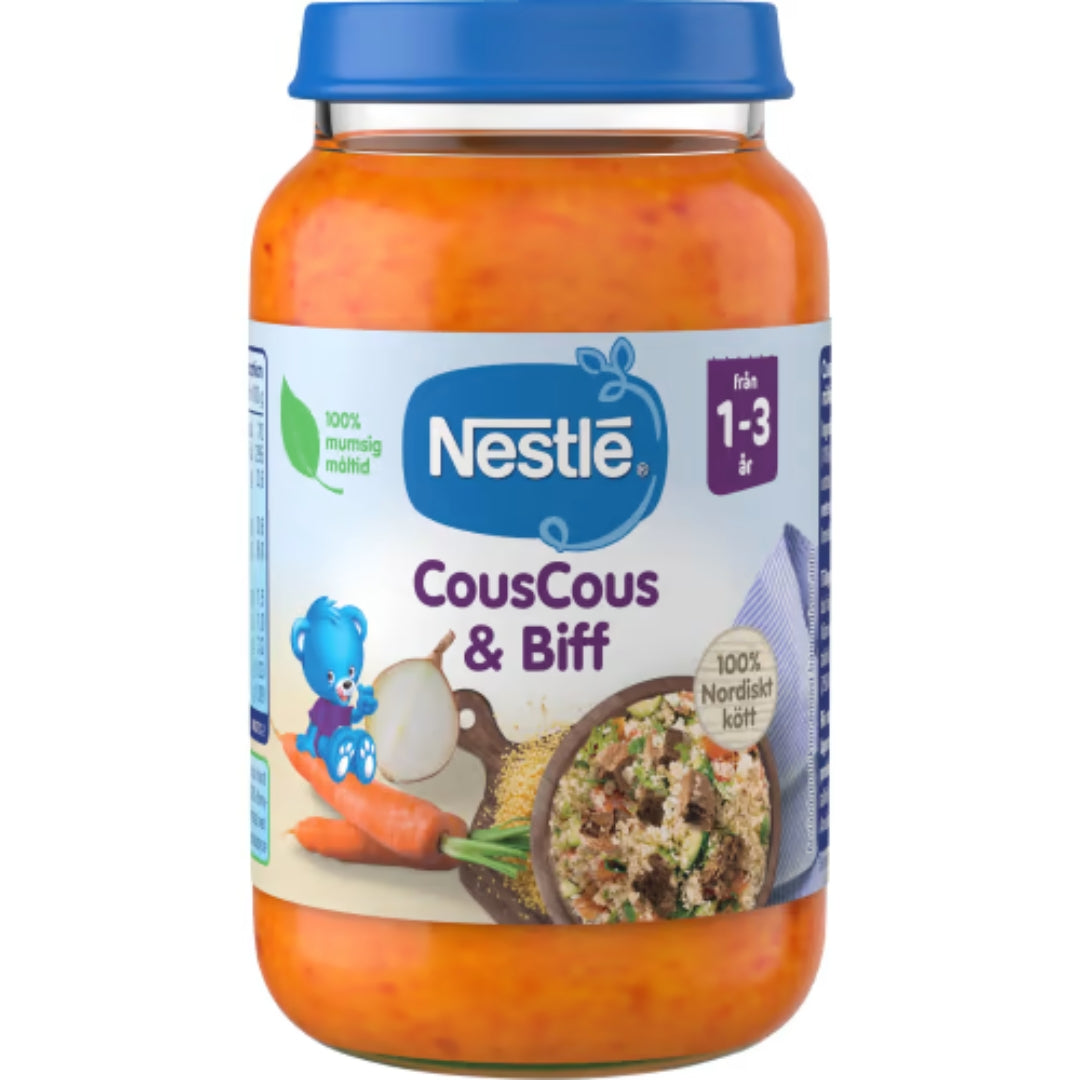 Nestlé Couscous & Biff 1-3 År - Couscous & Beef 220g