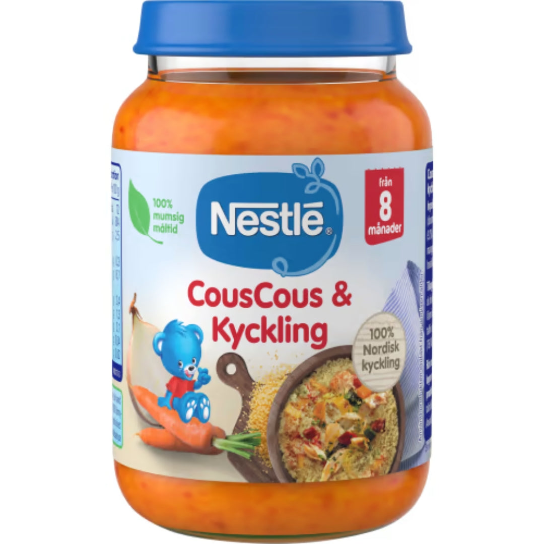 Nestlé Couscous & Kyckling 8 Månader - Couscous & Chicken 190g