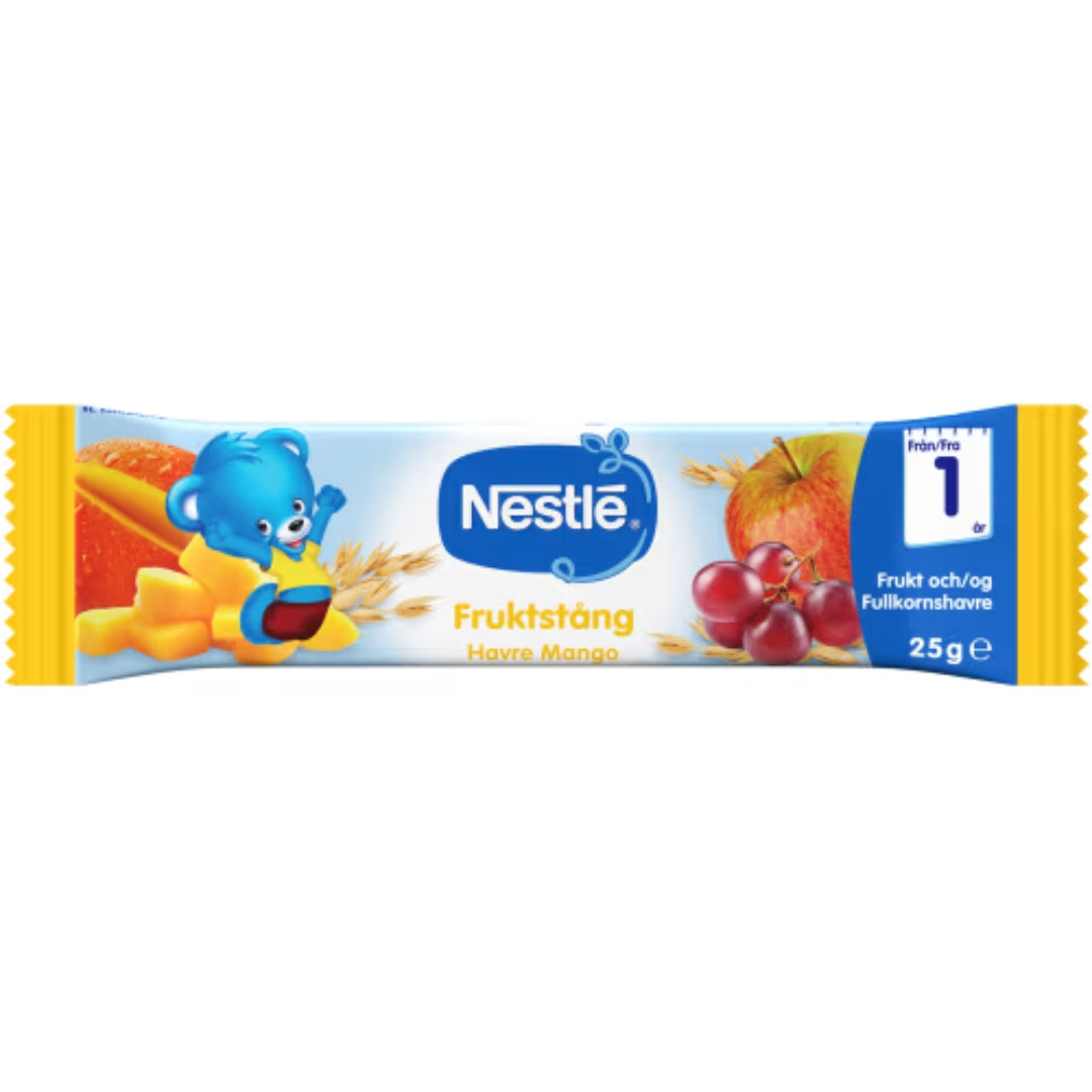 Nestlé Fruktstång Havre Mango 12 Månader - Bar di frutta junior con avena e mango 25g 25g