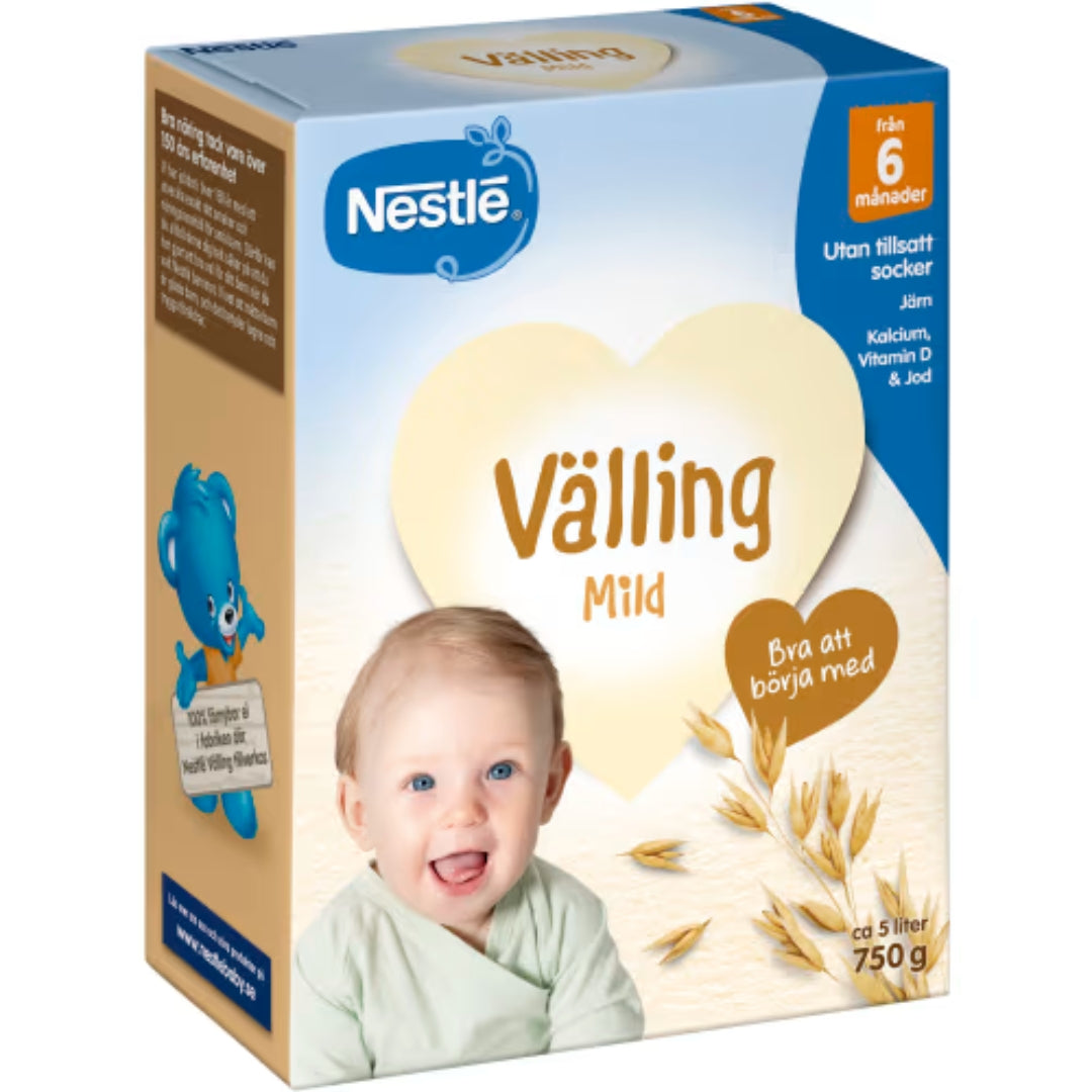 Nestlé Havrevälling Mild Från 6 Månader - Ready-to-Drink Oat-Based Toddler Porridge 5l