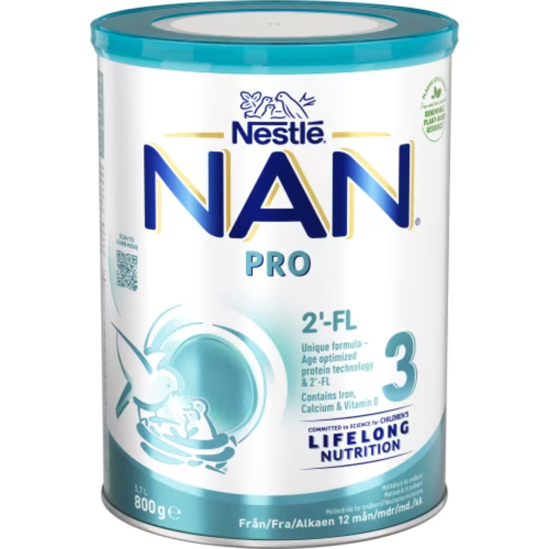 Nestlé Nan Pro 3 Mjölkdryck Från 12 Månader - Milk Drink for Toddlers 5.7l
