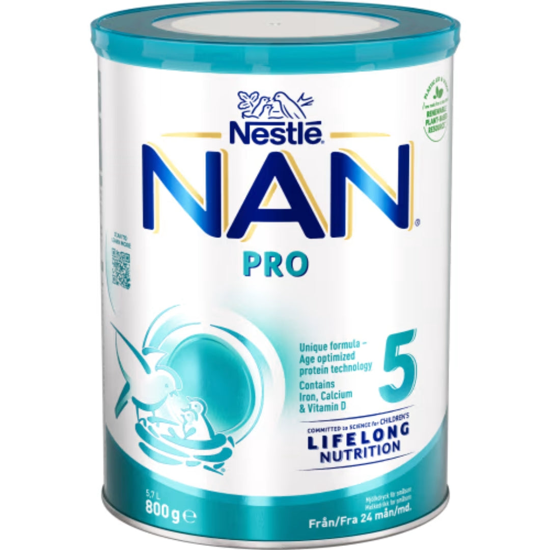 Nestlé Nan Pro 5 Mjölkdryck Från 24 Månader - Milk drink for toddlers 7.4l