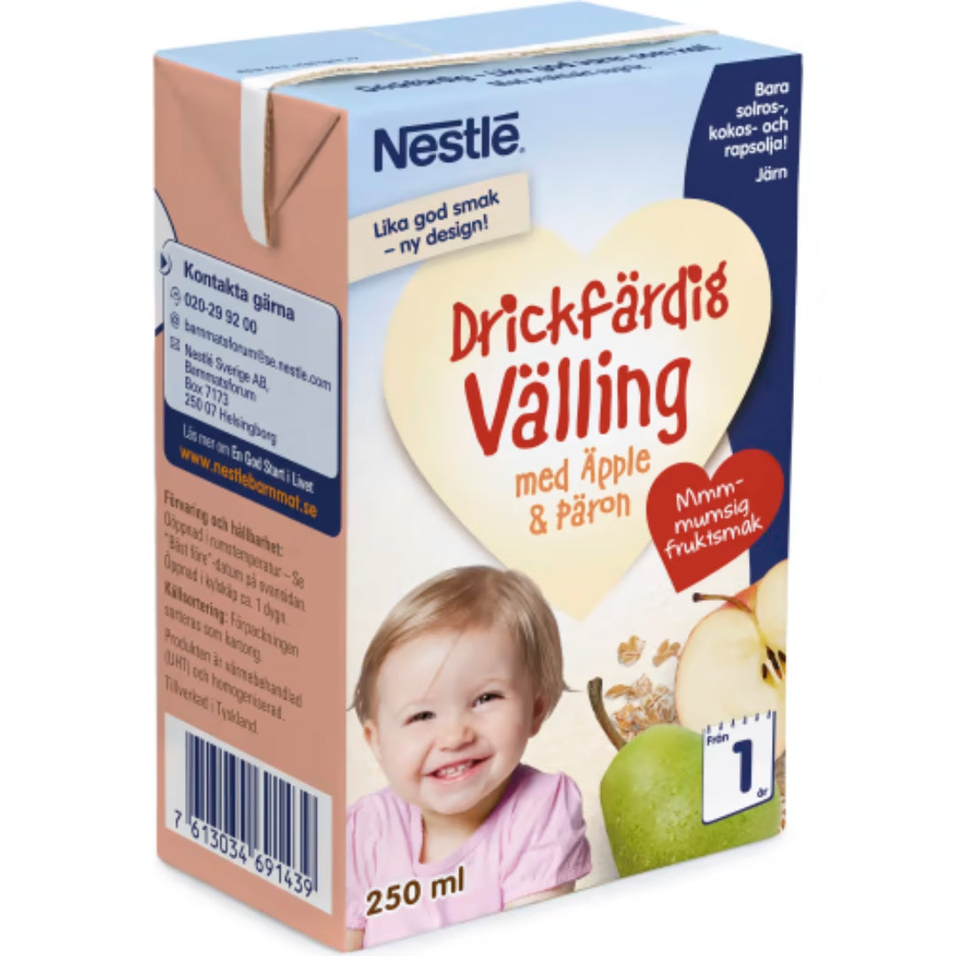 Nestlé Välling Äpple Päron Drickfärdig 12mån - Apple and Pear Porridge 250ml