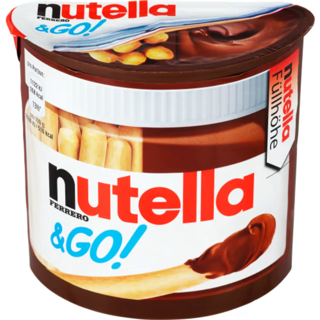 Nutella & Go - Nutella Hazelnut Spread with Crispy Breadsticks 52g