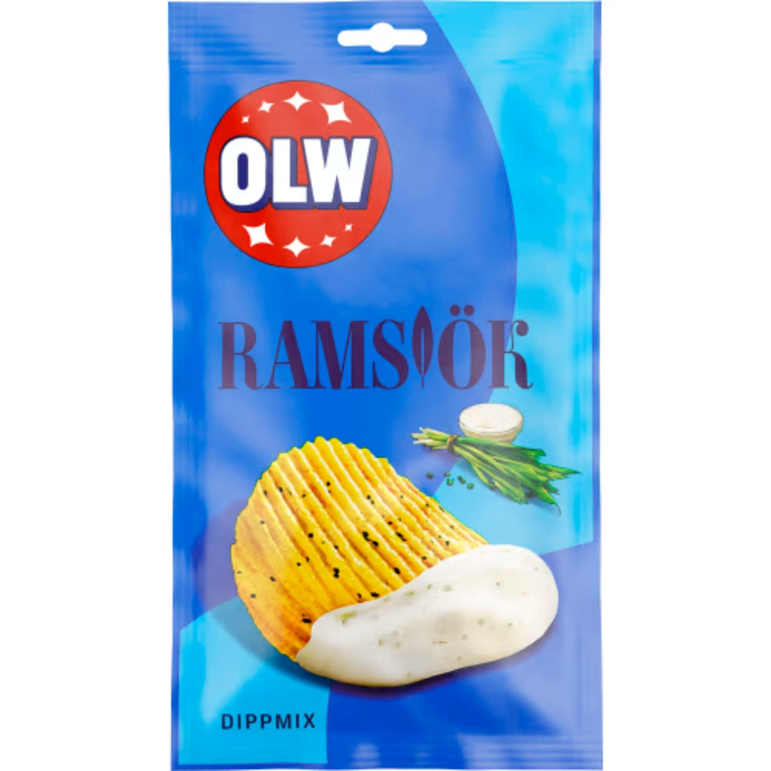 OLW Dippmix Ramslök - Dip Mix with Sour Cream and Wild Garlic flavour 24g