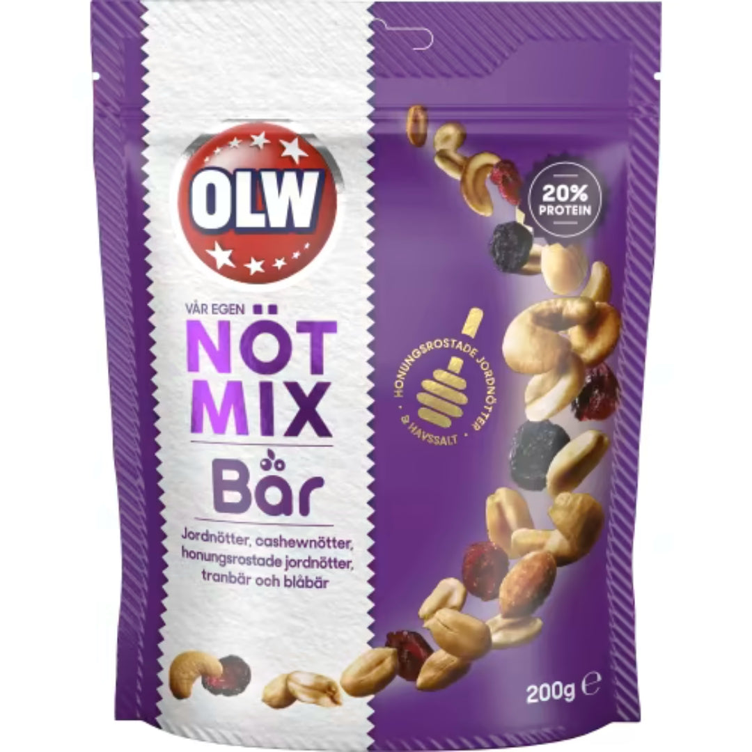 OLW Nötmix med Bär - Nut & Berry Mix 200g