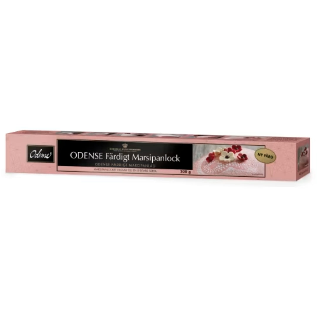 Odense Marsipanlock Rosa - Pink Marzipan Cover 200g