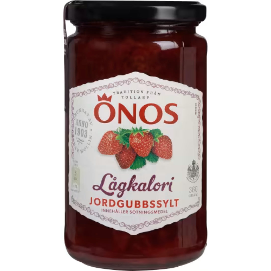 Önos Jordgubbssylt Lågkalori - Low-Calorie Strawberry Jam 360g