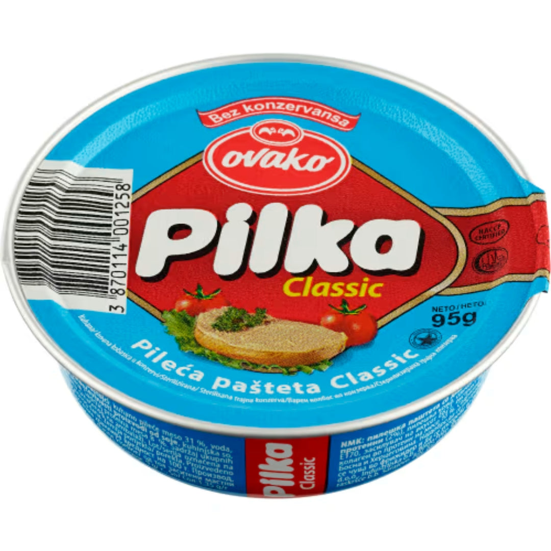 Ovako Kycklingpastej Pilka Classic - Chicken Pâté Pilka Classic 95g