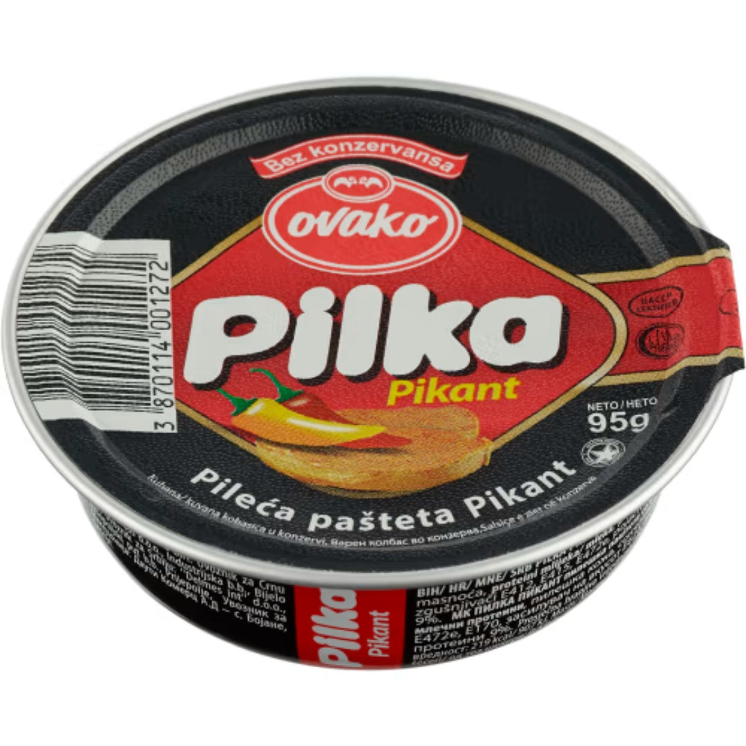 Ovako Kycklingpastej Pilka Pikant - Chicken Pâté Pilka Pikant 95g