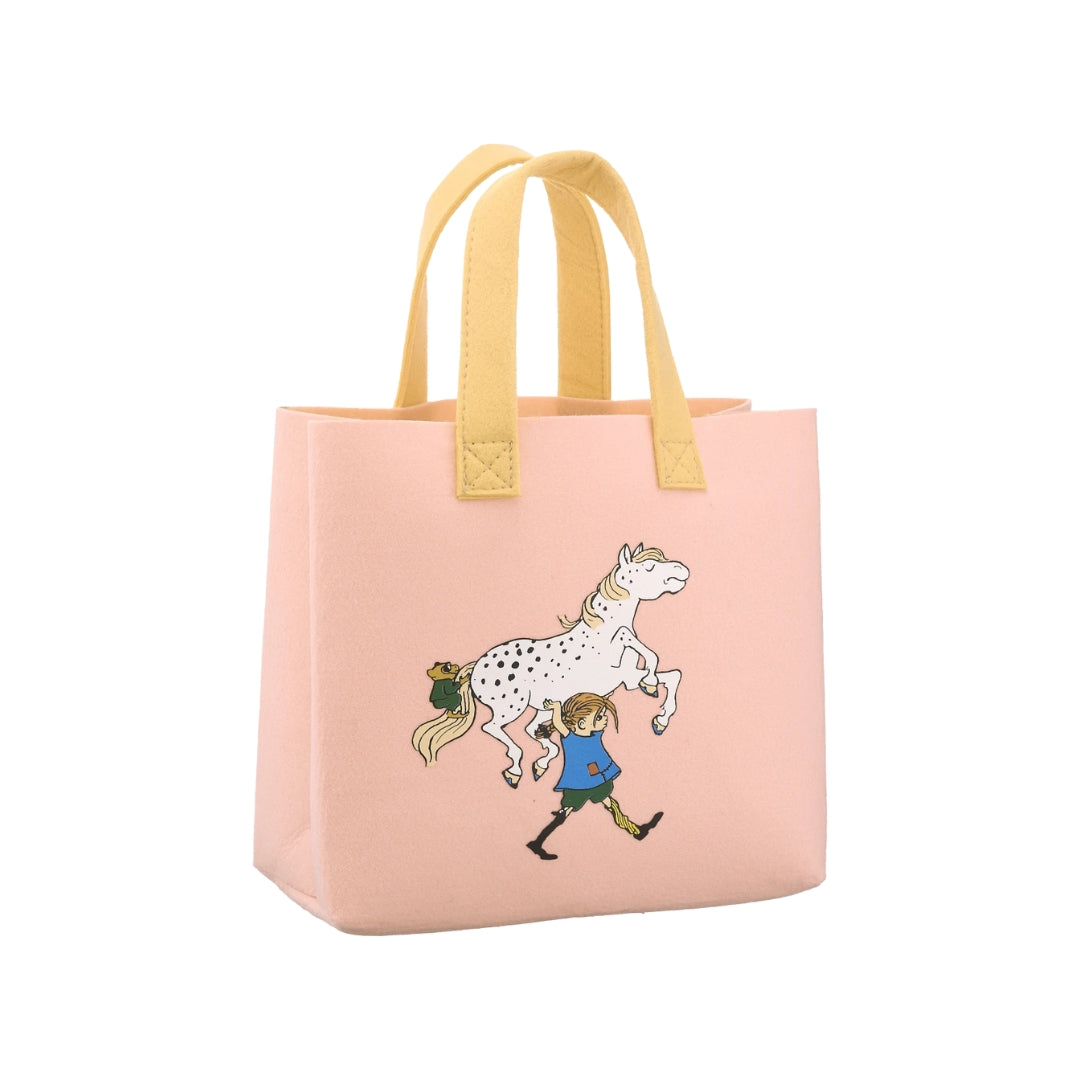 PIPPI Väska Pippi & Lilla Gubben 25X25CM