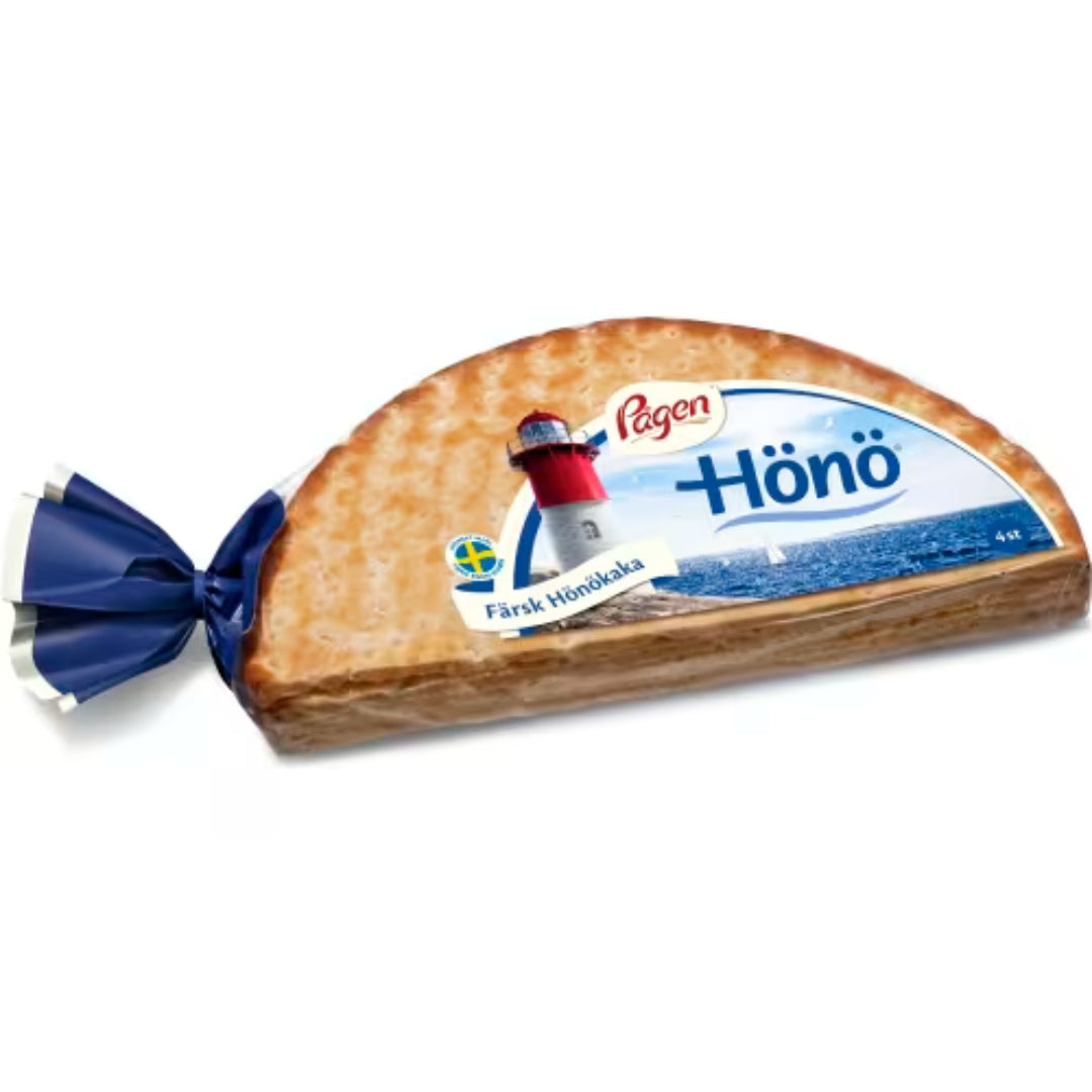 Pågen Hönökaka 4-pack - Golden-baked Hono Bread 450g