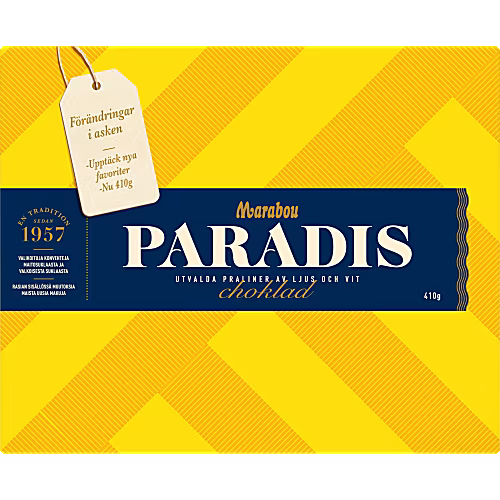 Marabou Paradis Ask - Swedish Chocolate Assortment 410g