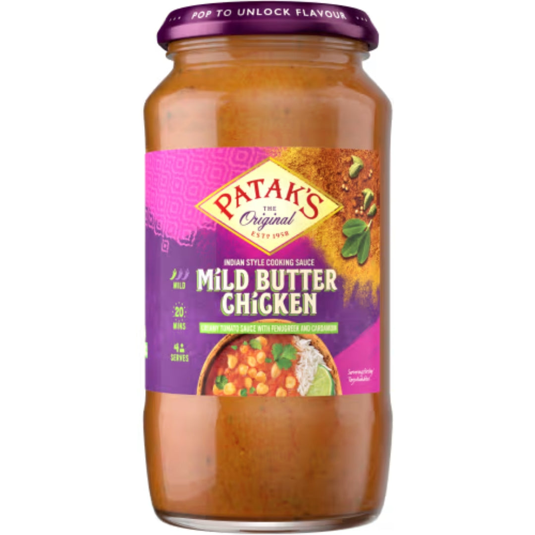 Patak's Butter Chicken Curry Sauce - Butter Tomato Sauce 500g