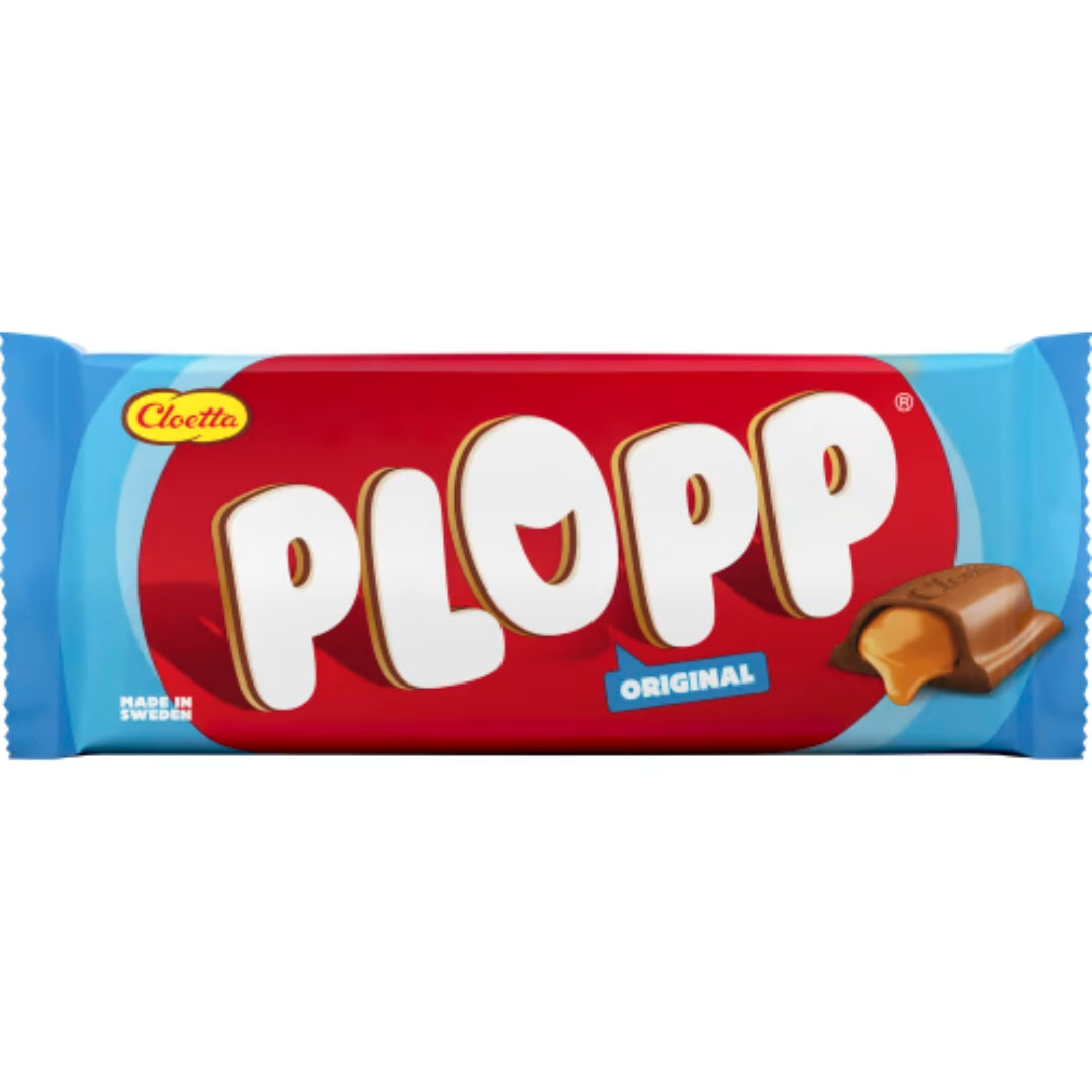 Cloetta Plopp Chokladkaka - Chocolate with Caramel 80g