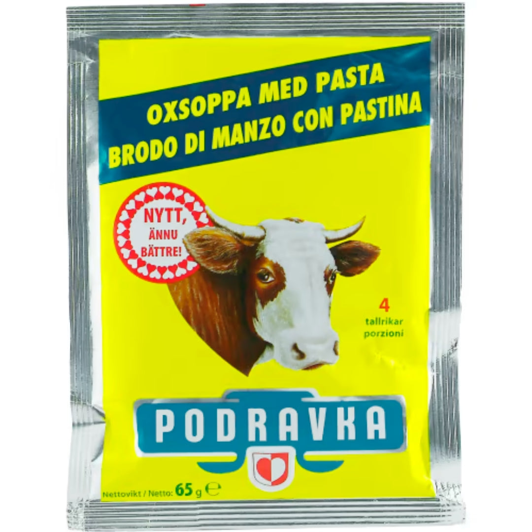 Podravka Oxsoppa Pulver/4 Port - Beef Soup 65g