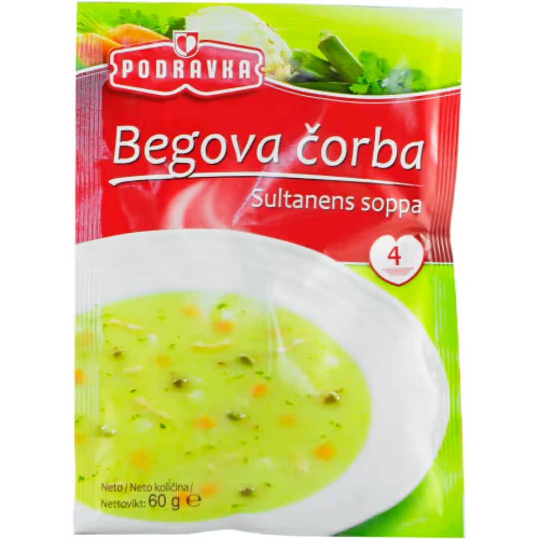 Podravka Sultanen Soppa Pulver/4 Port - Sultan Soup 60g