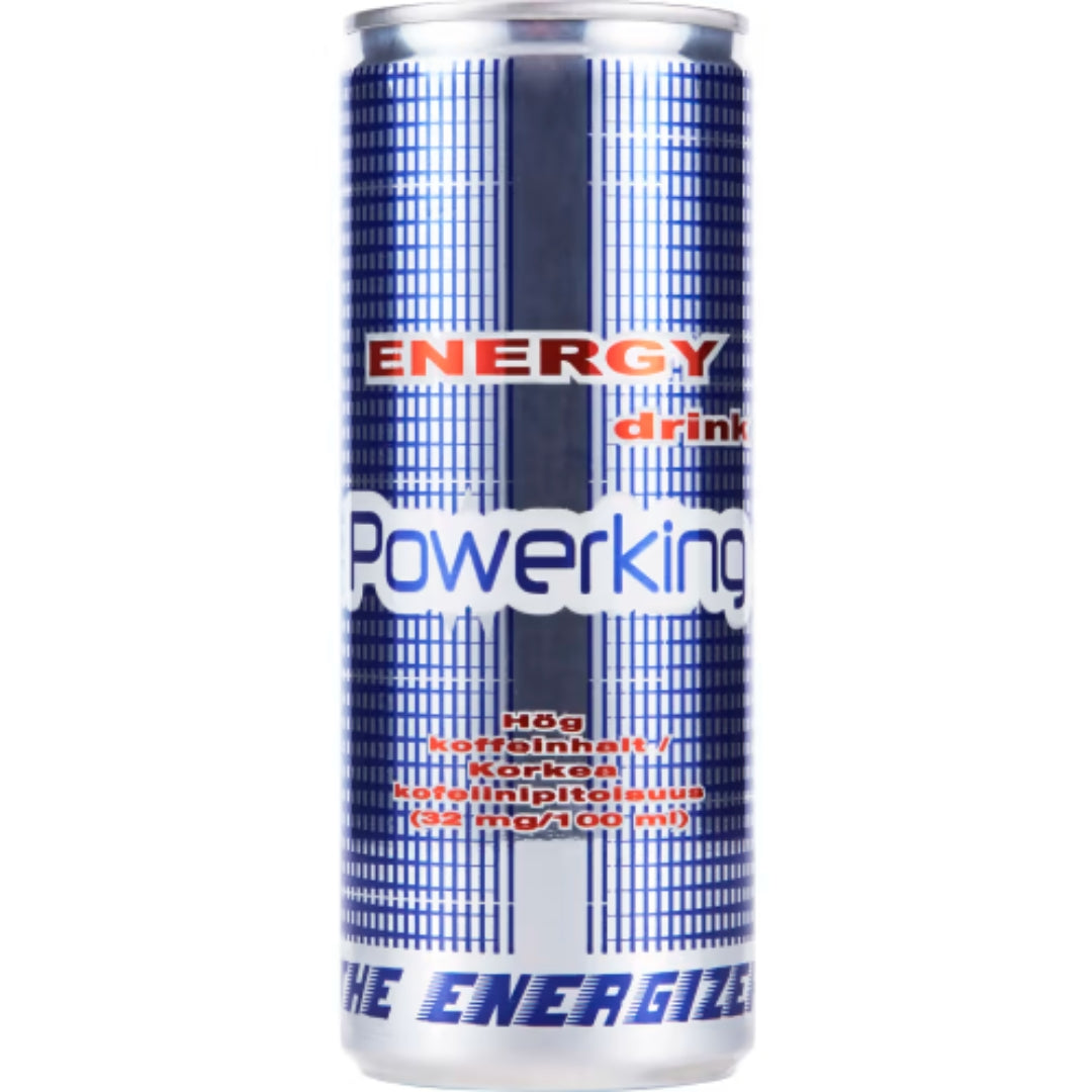Powerking Energy Drink Energidryck Burk - Energy Drink 25cl