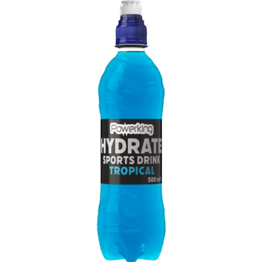 Powerking Tropical Hydrate Sportdryck Pet - Sports Drink with Tropical Flavor 50cl