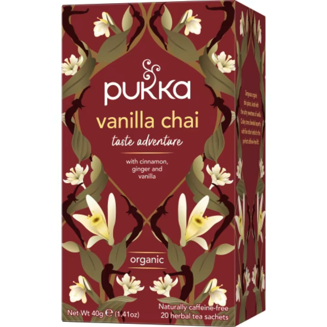 Pukka Vanilla Chai Te - Spicy Chai Tea 20p