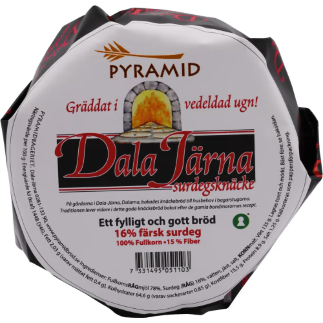 Pyramid Surdegsknäcke Dala Järna - Sourdough Crispbread 135g