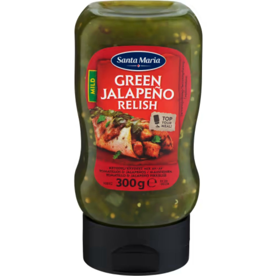 Santa Maria Green Jalapeño Relish - Green Jalapeño Relish 300g