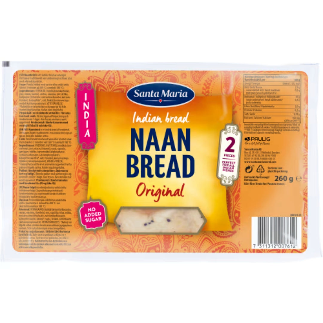 Santa Maria Naan Bread Original - Naan Bread 260g