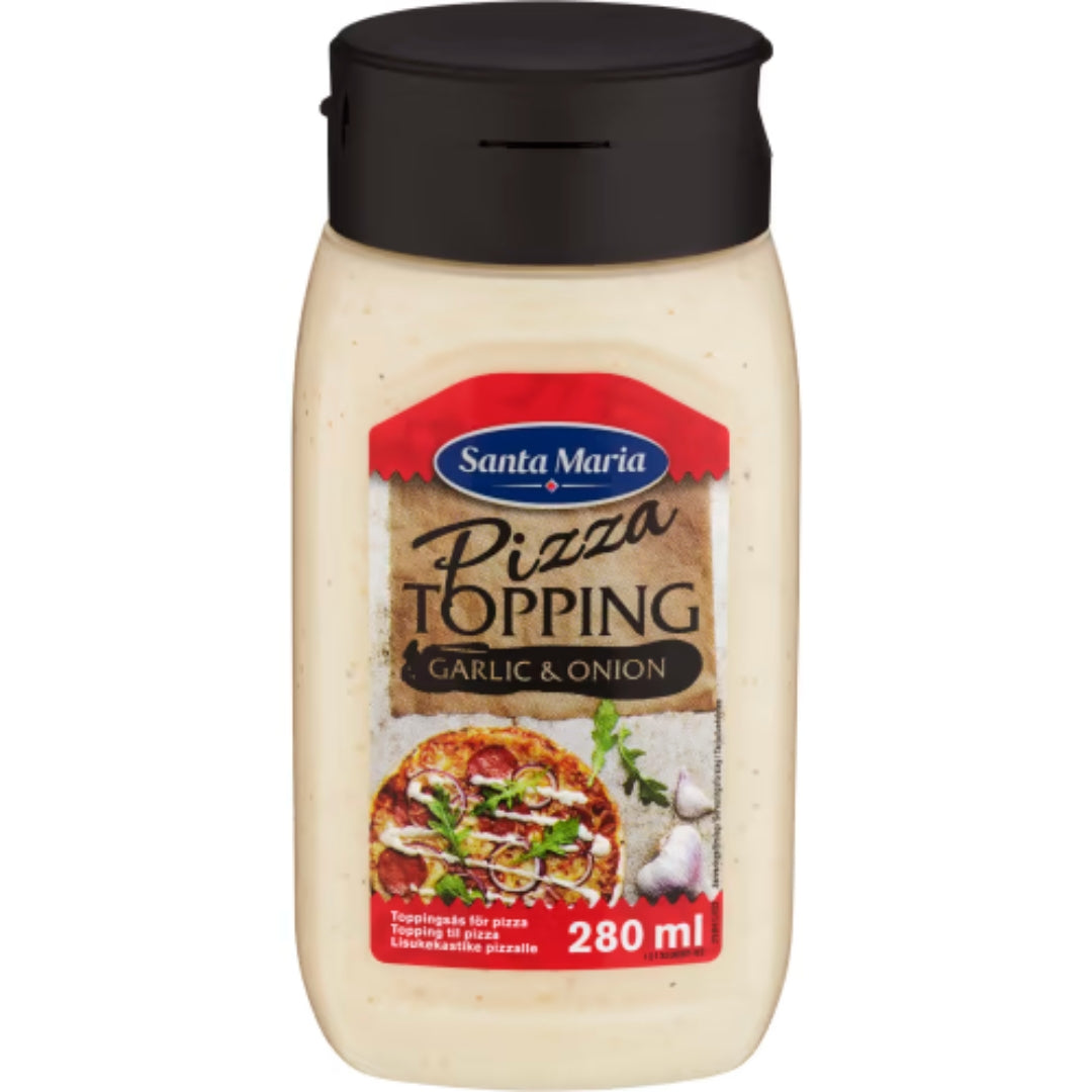 Santa Maria Pizza Topping Garlic & Onion - Pizza Topping 280ml